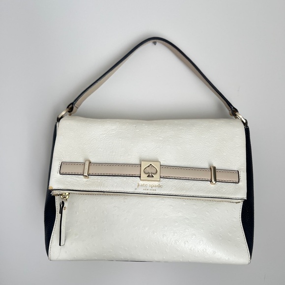 Kate Spade White and Black Women's Bag - Picture 10 of 12